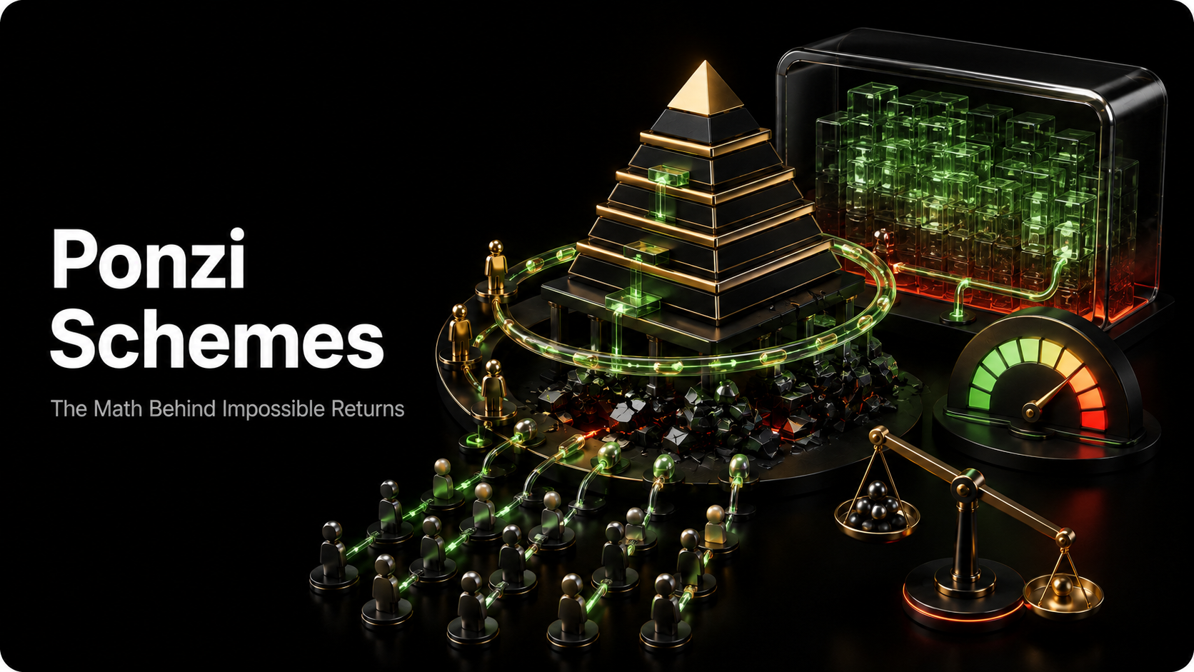 Ponzi and Pyramid Schemes: The Math Behind High-Return Promises